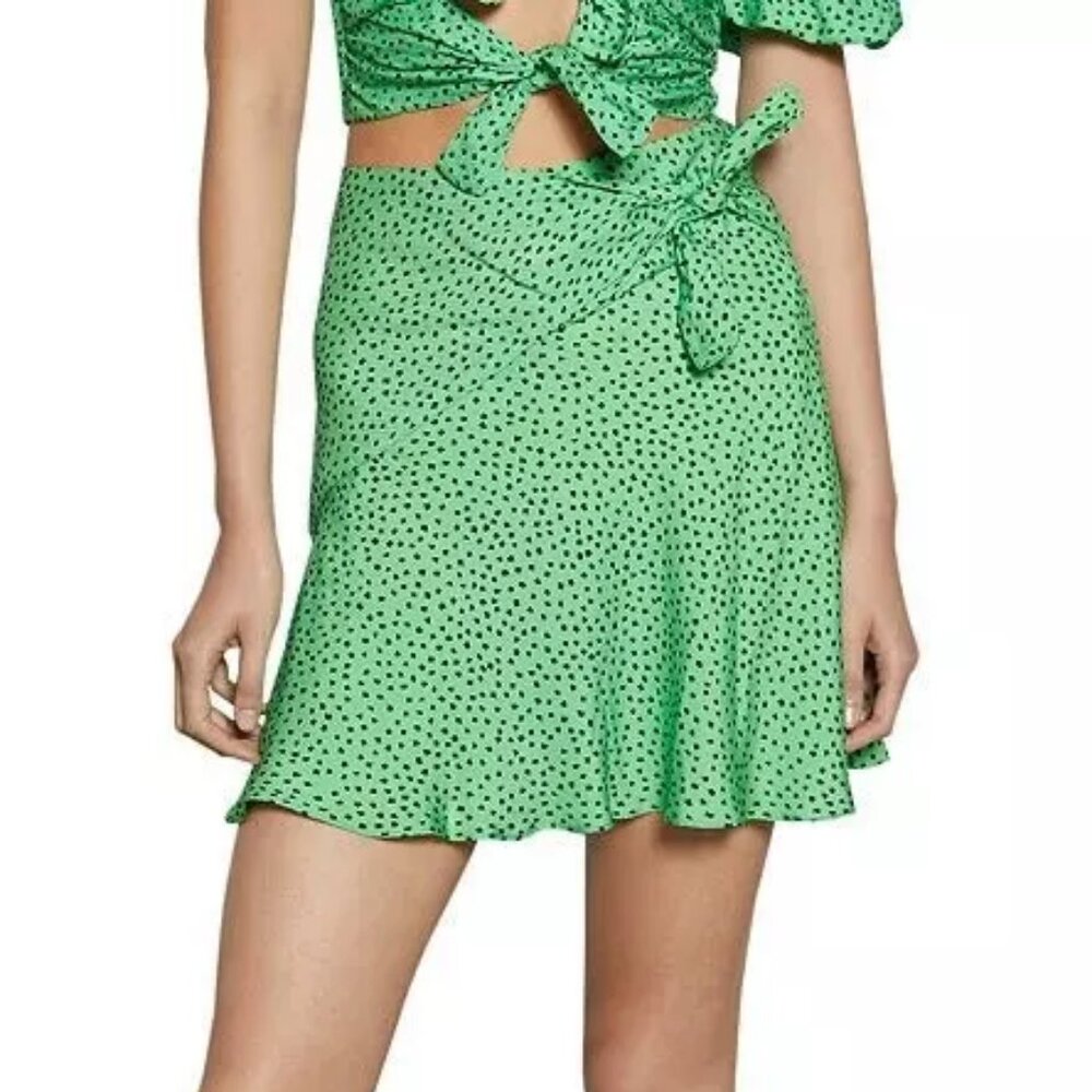 Bec + Bridge "Neve" tie front Mini Skirt